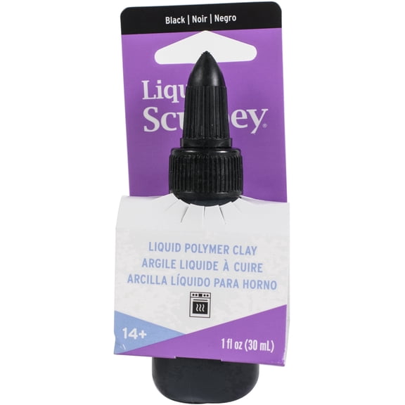 Liquid Sculpey - Black, 1 oz