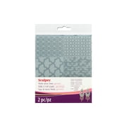 Polyform Sculpey Texture Sheet Geometric 2pc