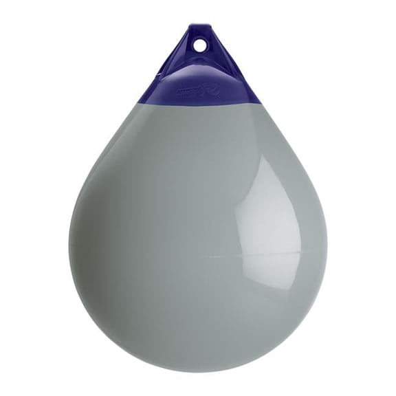Polyform U.S. 27 x 36 in. White & Blue Boat Fender Buoy