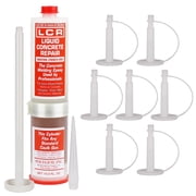 Polygem Injection Epoxy - Amber, 10 oz Cartridge with 7 Clear Surface Ports