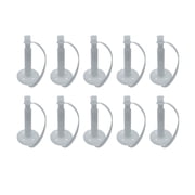 Polygem Surface Injection Ports, Plastic, White, 10 Count, 1.5-Inch Height