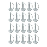 Polygem White Surface Injection Ports with Caps, 20-pack – for Epoxy Concrete Crack Repair
