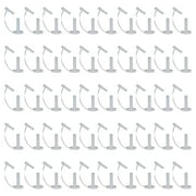 Polygem White Surface Injection Ports with Caps, 50-pack – for Epoxy Concrete Crack Repair