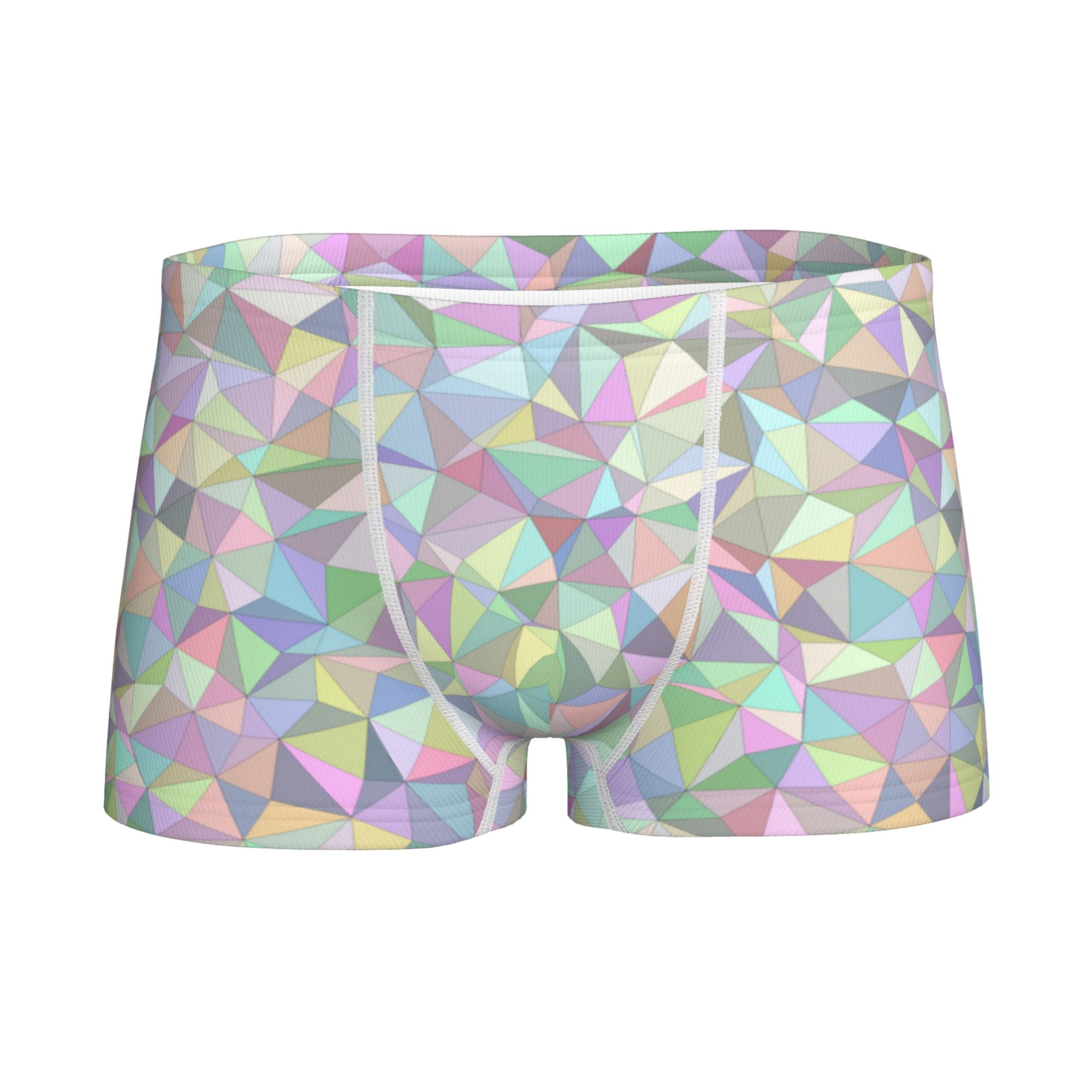 Polygon Background Boys'100% Cotton Boxer Brief Soft Moisture Wicking ...