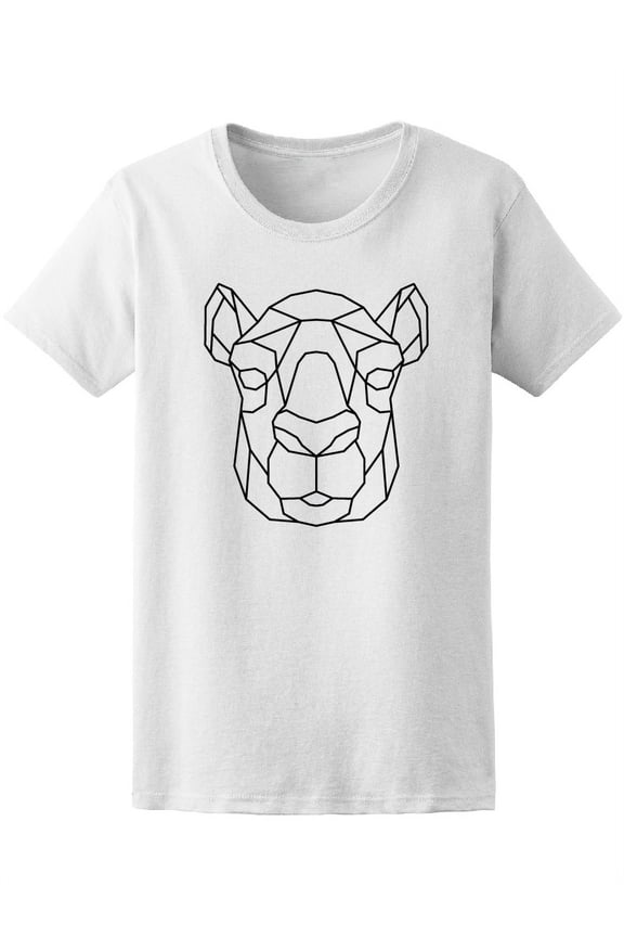 Polygon Linear Geometric Camel T-Shirt Men -Image by Shutterstock, Male Large