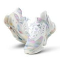 thumbnail image 1 of Polygon Pattern Rainbow Walking Shoes for Men Woman Lightweight Tennis Fashion Elastic Sports Shoes Cushion Basketball Shoes, 1 of 7