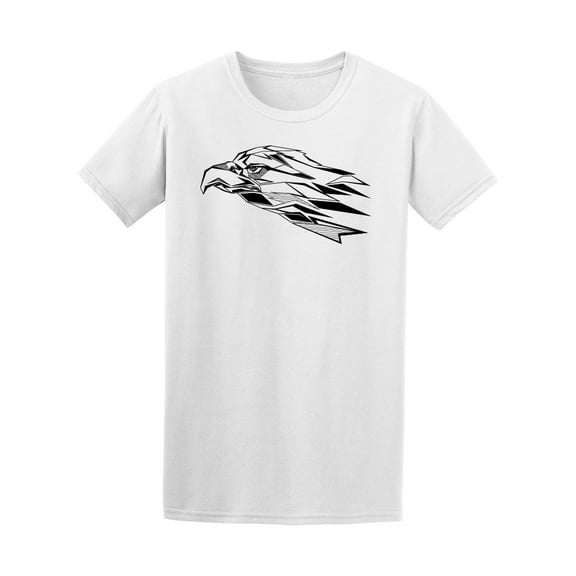 Polygonal Angry Eagle Art T-Shirt Men -Image by Shutterstock, Male XX-Large