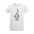 thumbnail image 1 of Polygonal Finger Up Art Tee Men's -Image by Shutterstock, 1 of 1