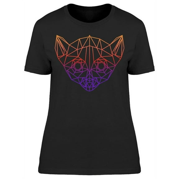 Polygonal Lemur Art T-Shirt Women -Image by Shutterstock, Female Large