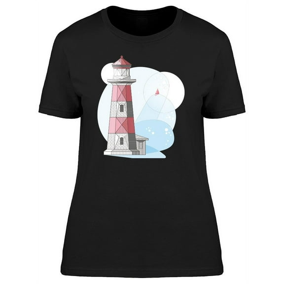 Polygonal Lighthouse T-Shirt Women -Image by Shutterstock, Female Large