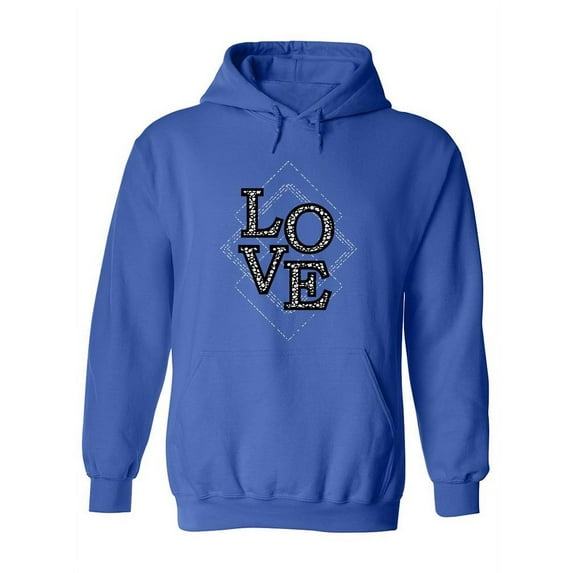Polygonal Love Hoodie Women -Image by Shutterstock, Female Medium