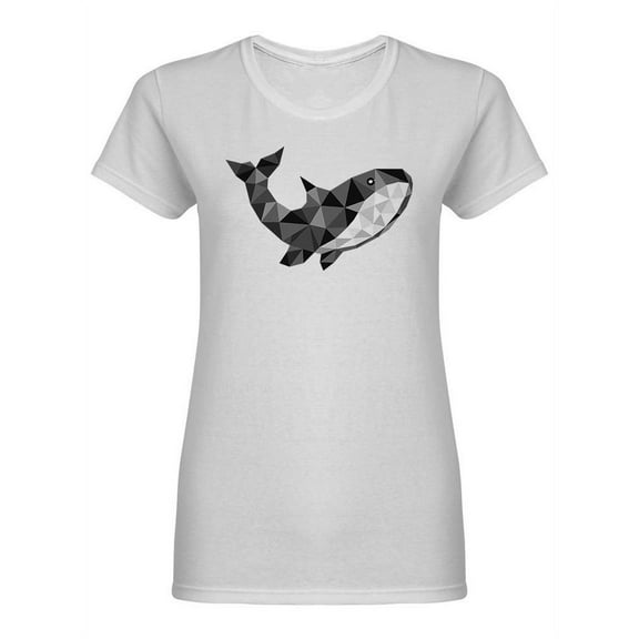 Polygonal Whale Shaped Tee Women's -Image by Shutterstock