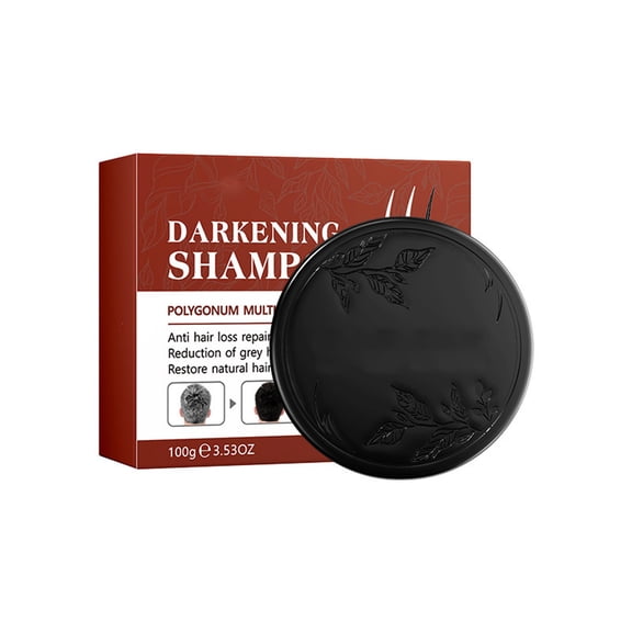 Polygonum Multiflorum Darkening Shampoo Bar, Anti Hair Loss Repair Formula to Reduce Grey Hair and Restore Natural Hair Color