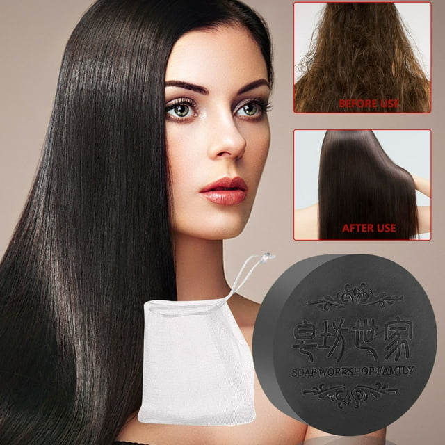 Polygonum Multiflorum Shampoo Soap Nourishes Hair, Cleans Dirt, Reduces