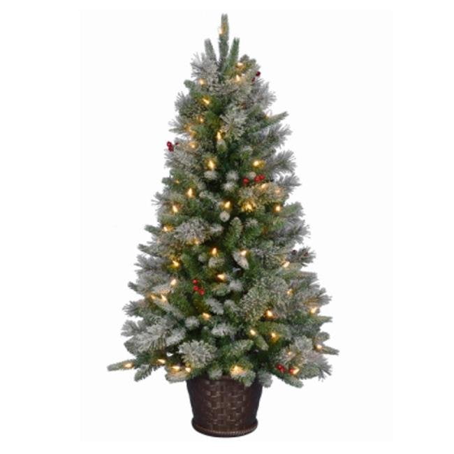 Polygroup Trading 274689 4 ft. Wellsbury Porch Christmas Tree