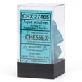 thumbnail image 1 of Polyhedral Dice: Cirrus Aqua w/ Silver, 1 of 2