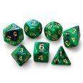Polyhedral Dice Set 7 Piece, 0.6299 in Acrylic RPG Dice for D&D Board ...