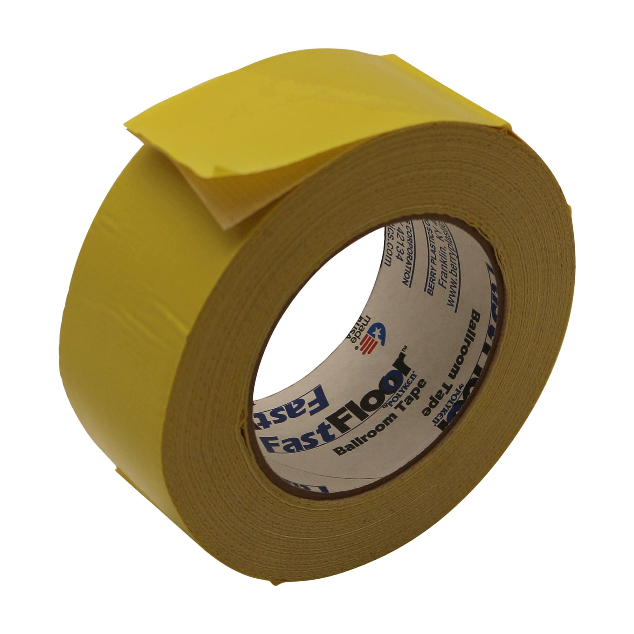 Polyken FastFloor Double-Sided Ballroom Tape: 2 in x 75 ft. (Natural)