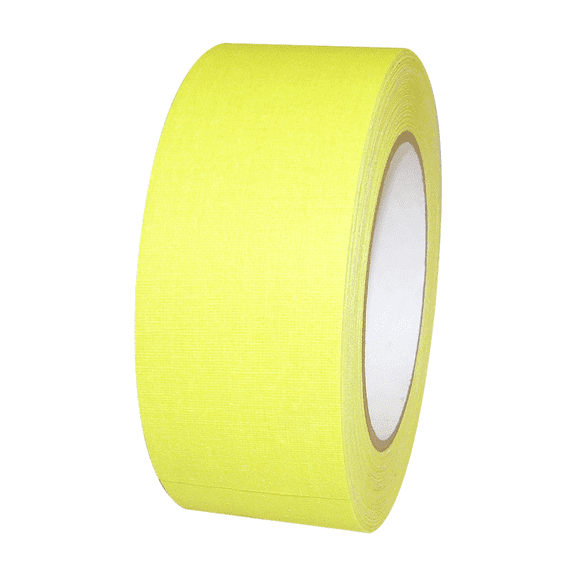 Polyken Fluorescent Gaffers Tape: 2 in. (48mm actual) x 75 ft. (Fluorescent Yellow)