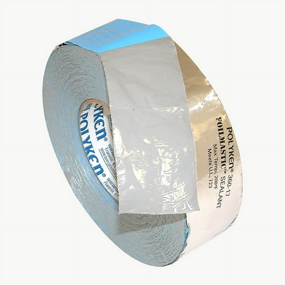 Nashua FoilMastic Butyl Rubber Tape (360-17): 2 in. (48mm actual) x 100 ft. (Silver)
