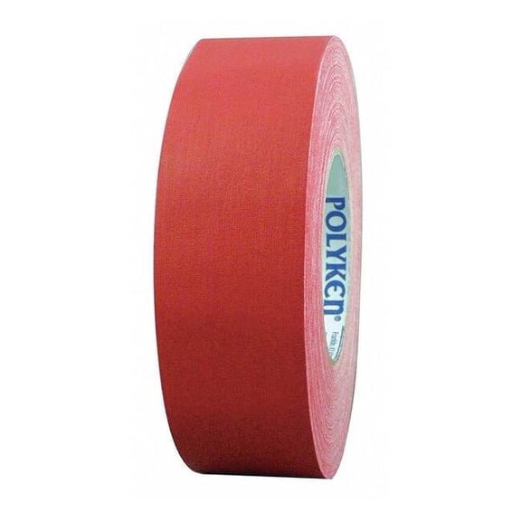 Polyken Gaffer's Tape, Red, 55 yd L, 1 in W 510