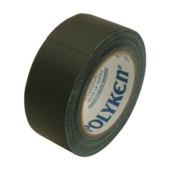 Polyken Premium Grade Gaffers Tape (510): 2 in. (48mm actual) x 75 ft. (Black) shrink-wrapped/branded