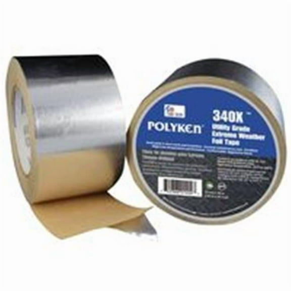 Polyken Utility Extreme Weather Foil Tapes - Aluminum - 72 mm. x 46 m.