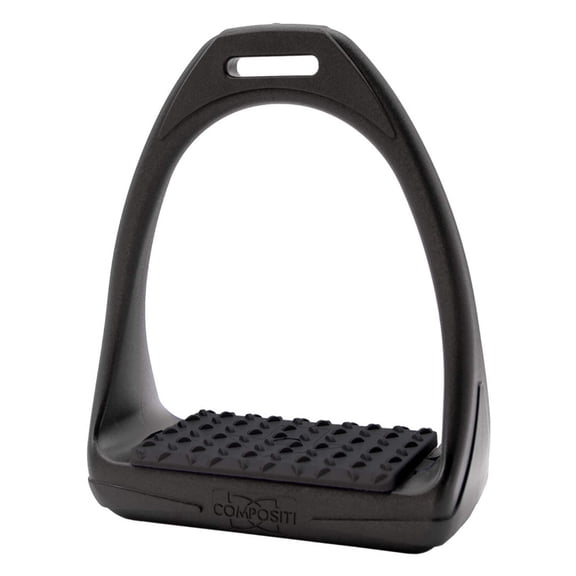 Polymar Pair Of Soft Reflex Stirrups - Black / Black