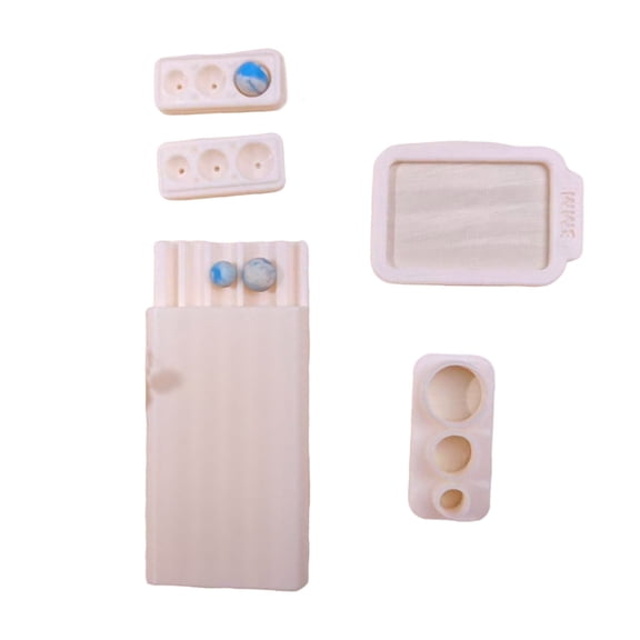 Polymer Clay Bead Roller Mold Punch Tool For Handmade Jewelry Earrings Craft