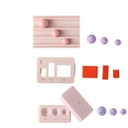 Polymer Clay Bead Roller Set with Positioning Hole Puncher and Piercing Needle, 3 Sizes Sphere Shaper Tool for Jewelry Making