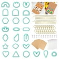 thumbnail image 1 of Polymer Clay Earring Cutters Set, 24 Shapes Plastic Molds & 160 Earring Accessories Set for DIY Jewelry Making, Christmas Birthday Gifts, 1 of 6