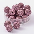 thumbnail image 1 of Polymer Clay Rhinestone Beads Grade A Round PP15 Light Amethyst 10mm Hole: 1.8~2mm 6 Rows Rhinestone PP15(2.1~2.2mm), 1 of 2