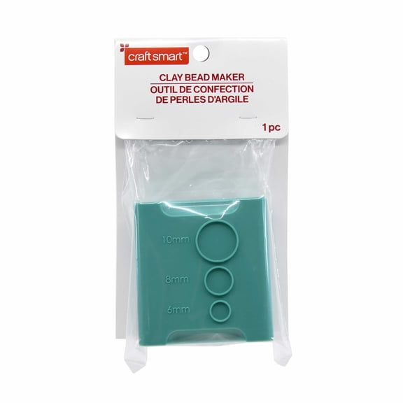 Polymer Clay Round Bead Maker with 6mm - 8mm - and 10mm Guides by Bead Landing Create Perfect Round Beads for Jewelry Making - 12 Pack