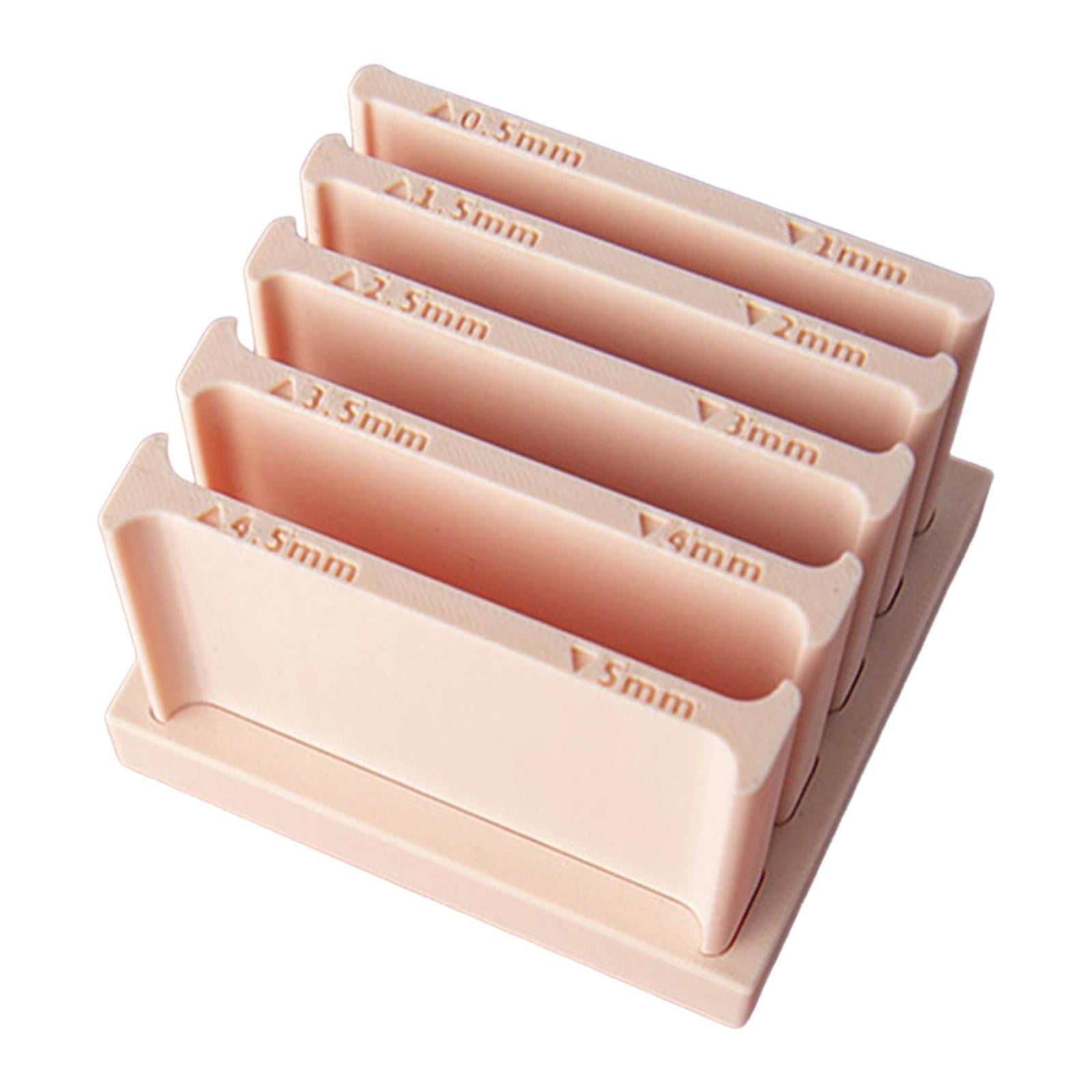 Polymer Clay Strip Extruder Tool Double Sided with 5 Dies for DIY Crafting and Ceramics