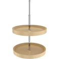 Polymer FullCircle 2Shelf Lazy Susan w/Dependent Hardware for Corner