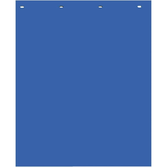 Polymer Mud Flaps for Big Rigs and Semi Trucks, 24" x 30" - Blue