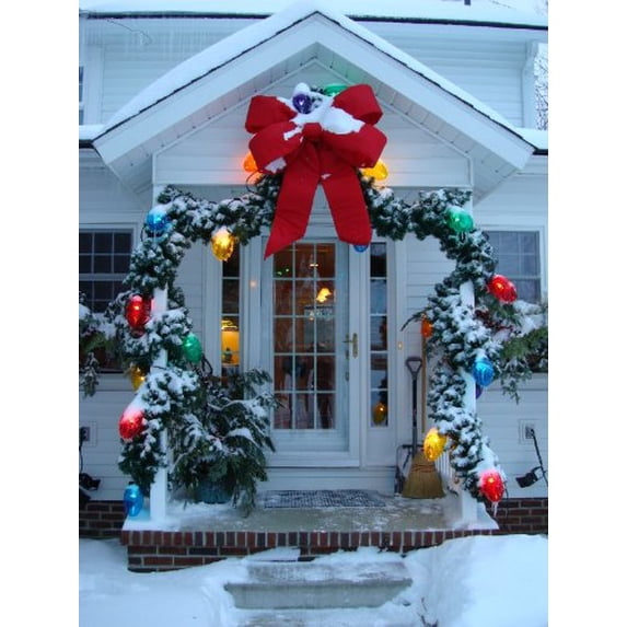 Polymer Products 6-Light Outdoor Holiday String Light Set of Assorted Color and Black Fixturing
