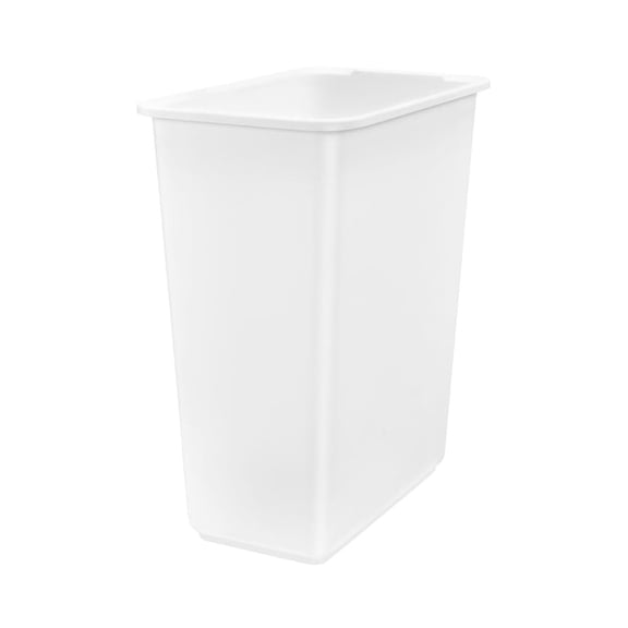 Polymer Replacement White Trash Can - 30 Quarts