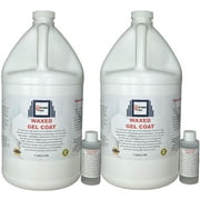 Polymer World White Gelcoat with Wax, 2 Gallon