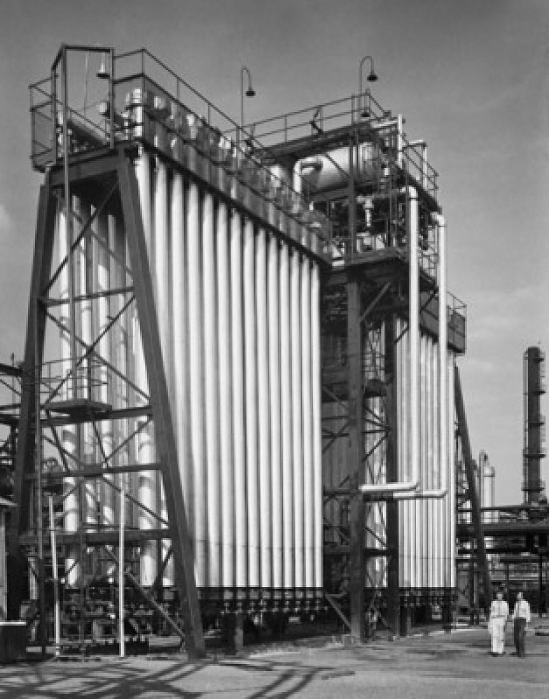 Polymerization unit at an oil refinery Canvas Art - (18 x 24)