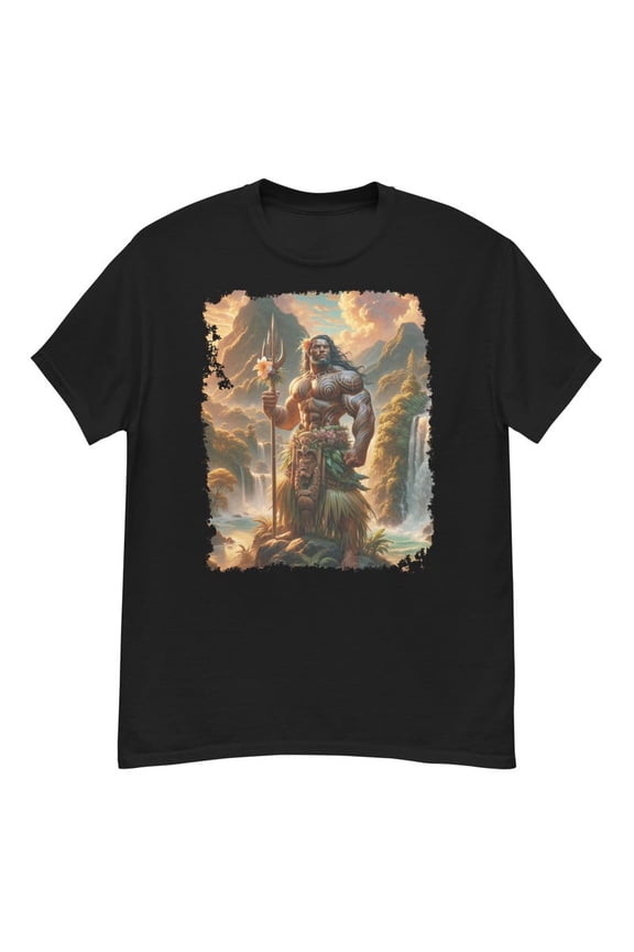Polynesian Deity Mythology Island Maui Graphic TShirt Hawaiian Gift,for unisex up to size 5XL