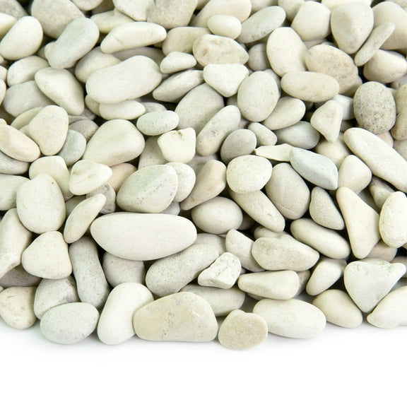 Polynesian Pebble | Ivory, 3/8"-5/8", 1000 lbs