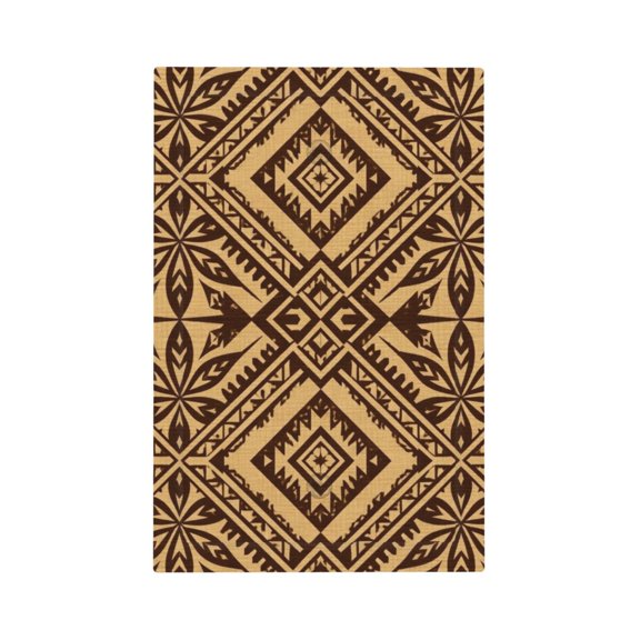 Polynesian Style Tribal Pattern Print No Device Blank Wall Plate 1 Gang Decorative Electrical Outlet Light Switch Cover Switchplate