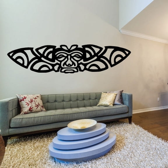 Polynesian Tribal Accent Decal - 36 Inches