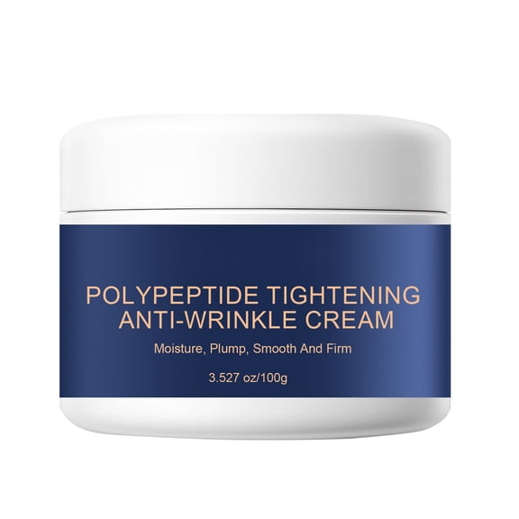 Polypeptide Tightening Anti-Wrinkle Cream, Gentle Formula Helps Moisturize, Plump, Smooth and Firm Skin, Minimize the Appearance of Fine Lines, Ideal for Daily Facial Skincare