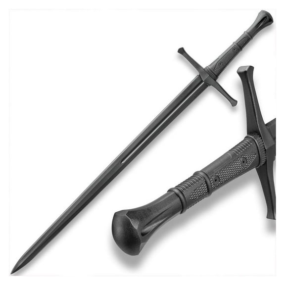 Polypropylene Bokken Training Sword Broadsword | 43 1/2" Blunt Longsword | Practice Swords for Sparring | Balanced & Weighted for Real Feel | Virtually Indestructible | Great for Cosplay