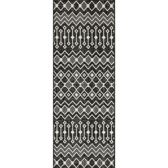 Polypropylene Flatweave Rug | Stain-Resistant for Indoor/Outdoor Living Spaces, Easy to Clean