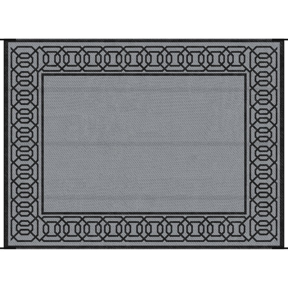 Polypropylene Floor Mat - Reversible Design - Backyard BBQ - Wipe Clean with Ease