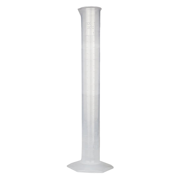 Polypropylene Graduated Cylinder with Hex Base, 100ml Capacity by Go Science Crazy