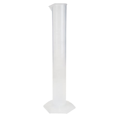 Polypropylene Graduated Cylinder with Hex Base, 50ml Capacity by Go Science Crazy